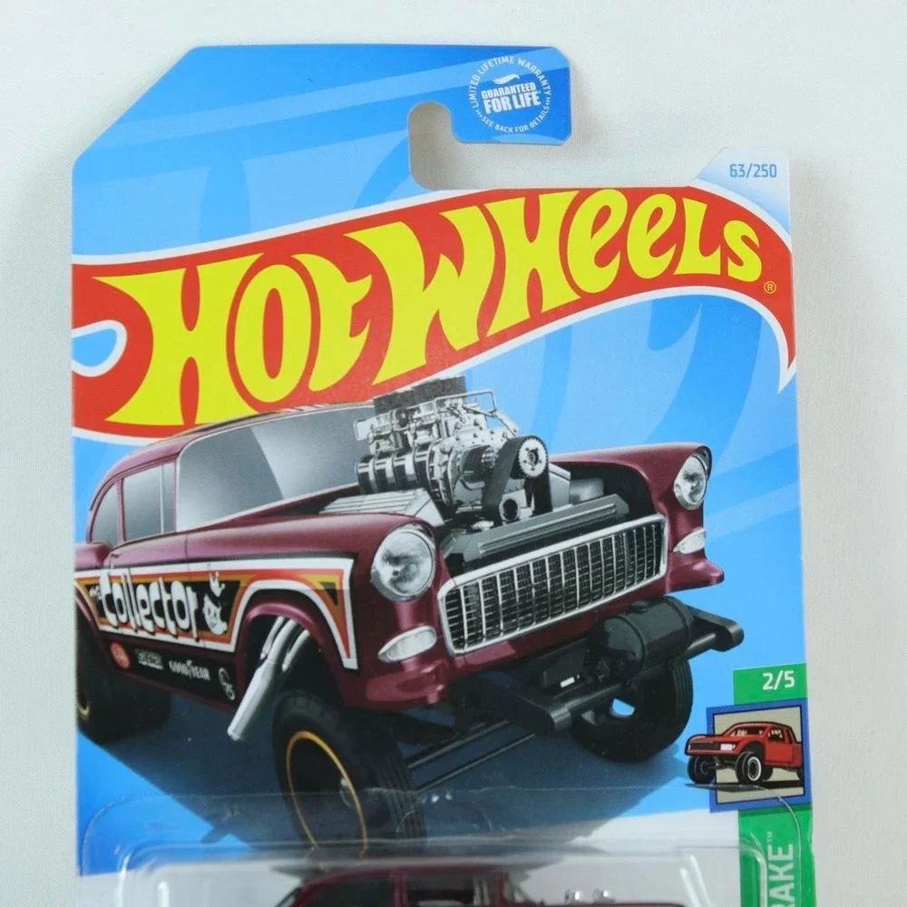Hot Wheels Maroon '55 Chevy Bel Air Gasser Toy Car -‎ NEW